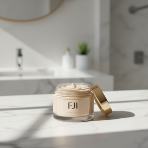 Beurre corporel en verre OEM de forme ronde minimaliste pour ensembles de salle de bain - Product Image 2