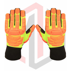 Guantes de Jardinería Anti-Impacto con Agarre en la Palma y Protección Contra Cortes, Cuero Anti-Vibración, 11 oz - Product Image 4