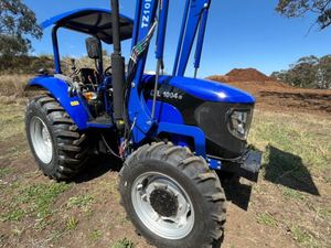 รถตักล้อยาง Lovol TD1004 4WD รุ่นใหม่ พร้อมหลังคาและหัวตัก TZ10D |   รถแทรกเตอร์ขนาดเล็กมีจำหน่าย - Product Image 5