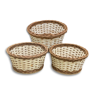 CESTAS DE RATTAN anidadas Almacenamiento versátil para cualquier habitación Hecho a mano y ecológico - Product Image 1