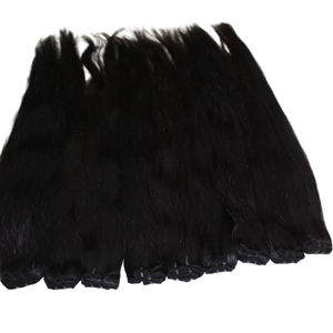 Nos faisceaux de cheveux humains sont fabriqués à partir de 100% vrais cheveux humains, doux, lisses, durables et parfaits pour les coiffures naturelles et volumineuses. - Product Image 4