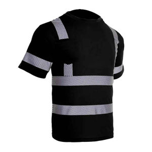 Ropa de Seguridad Reflectante de Alta Visibilidad para Hombre, Camiseta de Seguridad de Manga Corta, Ropa de Trabajo 100% Poliéster, Camiseta de Alta Visibilidad con Logotipo - Product Image 1