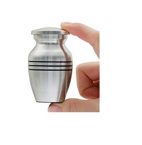 Urnas de Metal con diseño de tema esmaltado, urnas de cremación funeraria de estilo libre, para cenizas humanos y para recuerdo de recuerdo - Product Image 4