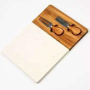 Tabla de cortar de alta calidad decorativa de utensilios de cocina Tabla de cortar de material de madera de mango de forma redonda más vendida - Product Image 2