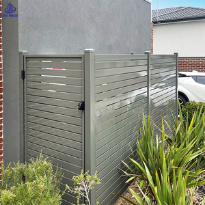 Panneaux de clôture horizontaux en alliage d'aluminium pour jardin, <span class=keywords><strong>balcon</strong></span> extérieur, cour, <span class=keywords><strong>palissade</strong></span> de jardinage pour l'intimité - Product Image 4