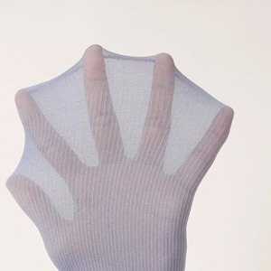 Chaussettes habillées blanches respirantes d'été pour hommes Chaussettes antibactériennes et anti-odeur en pur coton fines et durables - Product Image 5