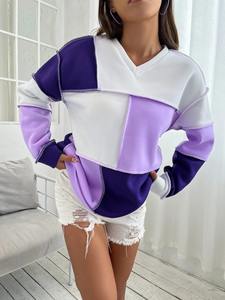 Sudadera Deportiva de Manga Larga para Mujer, Sudadera de Fitness Lisa, Logotipo Personalizado, OEM, ODM - Product Image 4