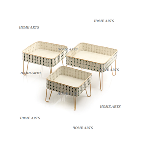 Greatest Quality Tableware <b>Cake</b> Server Set of Three Different Sizes Iron <b>Cake</b> Serving <b>Stand</b> For Wholesale Supplier - Product Image 1