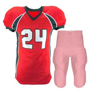 Por encargo de fútbol americano uniforme transpirable sublimación completa precio - Product Image 1