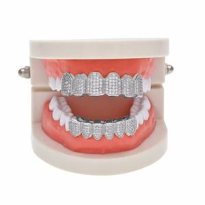 Grillz en diamant de bijoux Hip Hop de conception unique avec des pierres scintillantes pour un look à la mode aux meilleurs prix - Product Image 4
