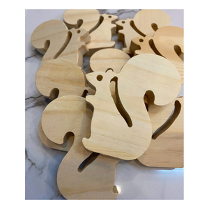 Jouets en bois faits à la main, figurines d'animaux en bois, ensemble de jeux en bois pour l'apprentissage préscolaire, décoration, cadeau et vente en gros B2B Vietnam - Product Image 4