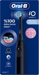 แปรงสีฟันไฟฟ้าแบบชาร์จไฟได้ Oral-B IO Series 4พร้อมหัวแปรงสีฟันสีดำ1จำนวน - Product Image 3
