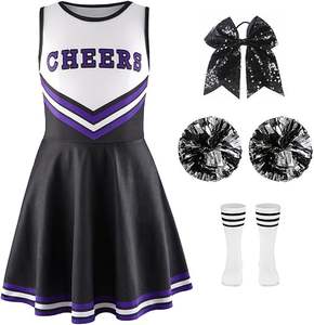 Nouveautés 2024 - Tenues de cheerleading tendance Hedus Sports - Shorts avec strass - Impression par transfert thermique - 100% polyester - OEM - Product Image 2