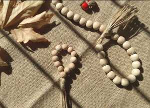 Ronds de serviette en bois sculptés sur mesure Décoration de table écologique - Product Image 4