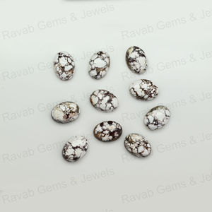 มาใหม่10X14mm รูปไข่หลังเบี้ยธรรมชาติม้าเรียบทองแดงประกอบอัญมณีหลวมสำหรับทำเครื่องประดับ - Product Image 6