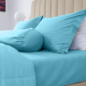 Dericsson ชุดผ้าคอมฟอร์เตอร์5ชิ้นสไตล์ทันสมัยเป็นมิตรกับสิ่งแวดล้อมทุกฤดูชุดผ้าโพลีเอสเตอร์ถักด้วยมืองานแต่งงานแบบ6ชิ้น - Product Image 6