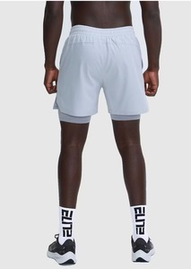 Short de gymnastique personnalisé pour hommes, conception solide et confortable, ceinture élastique 100% polyester pour basket-ball, course, entraînement athlétique - Product Image 4