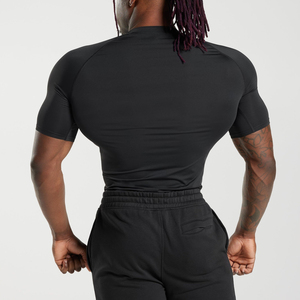 เสื้อยืดรัดกล้ามเนื้อสำหรับออกกำลังกายผ้าถักแห้งเร็ว - Product Image 5