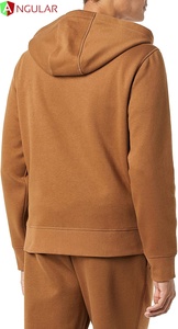 Chaqueta cortavientos con cremallera para hombre, impermeable, con capucha, para la lluvia, exterior, para senderismo, ligera - Product Image 5