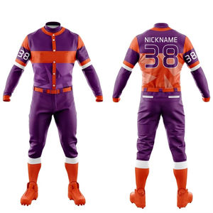 Uniformes de Béisbol Personalizados con Logotipo, 100% Poliéster Transpirable, Ropa de Equipo, Colores y Tallas Personalizadas S-6XL, Gran Venta - Product Image 4