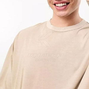 T-shirt surdimensionné pour homme, coupe classique, tendance urbaine, qualité supérieure, 100% coton, séchage rapide, respirant, vêtements de tous les jours - Product Image 5