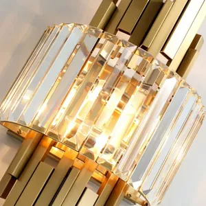 Applique murale LED moderne de luxe EvaraIced, blanc chaud, télécommande, corps en laiton et en fer, pour chambre à coucher, salon ou appartement - Product Image 3