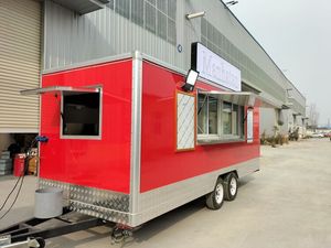 Stainless Steel <b>BBQ</b> & Grilled Mobile Food Truck Trailer Full Equipment 4-Wheel Multi-Voltage 1-2 Year Warranty <b>for</b> Outdoor Use - Product Image 3