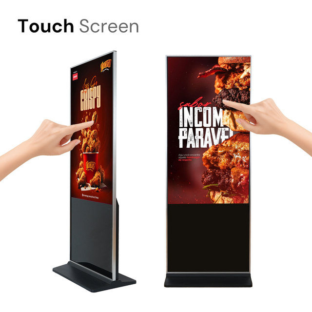 4K Floor Stand Digital Signage Capacitive Touch Screen Kiosk Android OS for Retail Store Shopping Mall Self Service Graphics