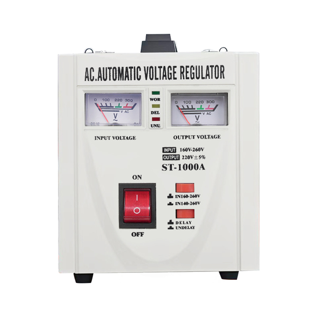 ST Series Electronic Voltage Regulator Household Transformer Single-phase AC Power Stabilizer ST-1000VA