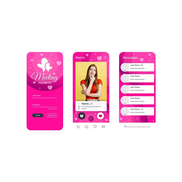 2023 Beste Trending App Dating App Meertalige Datingservice Verbindt Personen Uit Verschillende Culturen En Talen