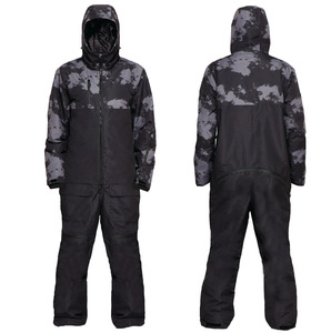 Combinaison de ski d'hiver pour homme avec veste et pantalon coupe-vent Ensemble de vêtements de sport de plein air imperméables avec fermeture à glissière - Product Image 6