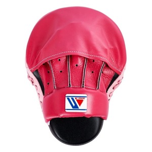 El más vendido por encargo rosa y negro ganar boxeo ovalado curvo punzón mitones Pu cuero ganar boxeo Focus Pad para boxeo - Product Image 1