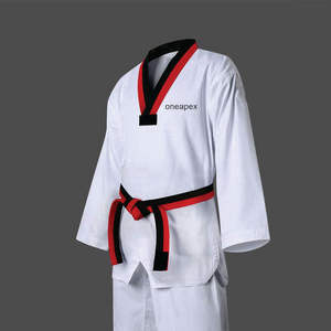 Kimono de jiu-jitsu brésilien unisexe de haute qualité, logo personnalisé OEM, uniforme d'arts martiaux de karaté pour enfants et adultes - Product Image 2
