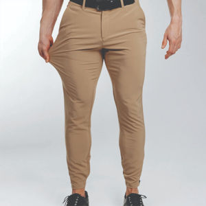 Pantalon formel extensible pour hommes, performance, coupe ample, séchage rapide, respirant, anti-plis, pantalon Wolf personnalisé en toile, vente en gros pour les fournisseurs de golf - Product Image 5