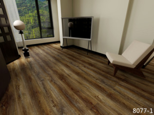 Vente en gros de machine de fabrication de sols en vinyle PVC LVT insonorisés et imperméables à chevrons en chêne de campagne - Product Image 5