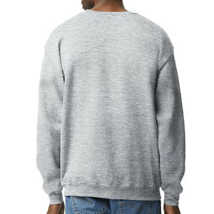 Pull-over personnalisé pour hommes, sweat-shirt Streetwear, sweats à capuche teints en couleur unie, sweat-shirt à col rond unisexe pour adultes pour hommes - Product Image 3