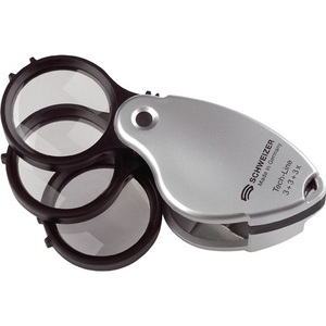 Loupe pliante Tech-Line avec lentille 3x+3x+3x=9x, diamètre 38 mm, pour le soudage et les travaux de précision - Product Image 1