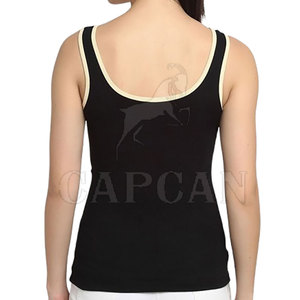 OEM vente en gros, débardeurs deux couleurs pour femmes, meilleurs matériaux, débardeurs d'été sans manches en coton pour femmes - Product Image 2