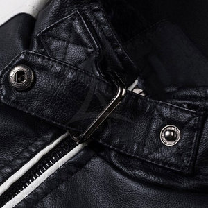 แจ็กเก็ตหนังสำหรับผู้ชายเสื้อแจ็กเก็ตมอเตอร์ไซด์ระบายอากาศได้ดีดีไซน์ตามสั่งสำหรับฤดูหนาวราคาขายส่ง2025 - Product Image 4