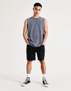 <b>Mens</b> New Cotton Vest <b>Mens</b> Summer Solid Color Loose Japanese Sports Comfortable Sleeveless Tank Tops Washed Vintage <b>Singlets</b> - Product Image 1