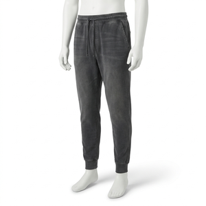 Ensemble de survêtement vintage pour homme |   Blanc en relief pour tissu French Terry |   Vêtements de sport décontractés rétro modernes et légers - Product Image 5
