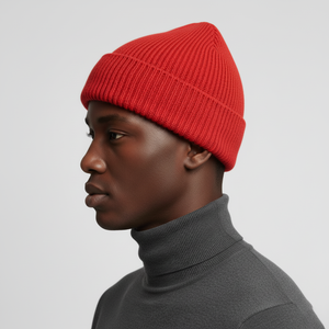 Gorro de Punto Acrílico de Color Liso OEM, Etiqueta Tejida, Logotipo Personalizado, Parche Bordado, Gorros de Invierno Unisex, Estilo Vintage, Camuflaje, Playa - Product Image 2