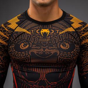 Ensemble Rash Guard tendance personnalisé imprimé, respirant, protection UV UPF50 pour hommes, Jiu Jitsu BJJ MMA Shorts - Product Image 3
