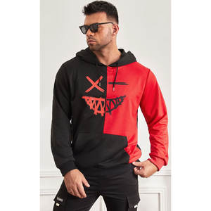 Sudaderas con Capucha de Bloques de Color para Hombre, Invierno, al por Mayor, con Logotipo Personalizado, Teñido Liso, Impermeables, Colores y Tallas Personalizadas - Product Image 1