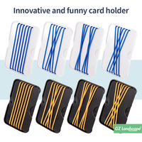 Porte-cartes de téléphone original et innovant impression personnalisée bricolage portefeuille magnétique en bande de silicone pour magsafe