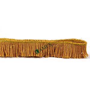 OEM Bullion Fringe <b>Trims</b> and <b>Tassel</b> Made of Metal Wire Bullion Fringe in Custom Sizes for Religious Banner Flag Decorations - Product Image 6