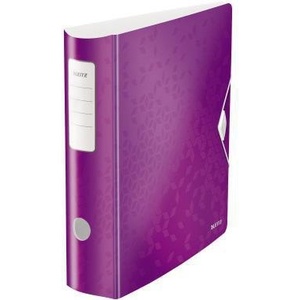 Leitz Active WOW 82mm DIN A4 Binder Violet Polyfoam Material High Quality <b>Binding</b> <b>Machine</b> - Product Image 1