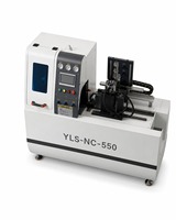 Scie à découper automatique à double séparation YLS-NC-550 pour aluminium, 550 mm, alimentation servo, pour atelier de fabrication de fenêtres et de portes