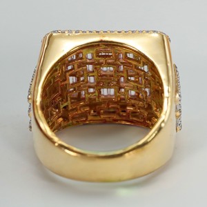 Presentamos nuestra colección de anillos de hip hop con diamantes en oro amarillo de 14 quilates con diamantes de claridad VVS. - Product Image 4