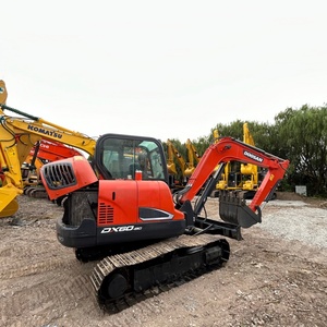 Excavatrice Doosan DX60 99% neuve, 6 tonnes, matériel de terrassement d'occasion, petite excavatrice en bon état, prête à travailler - Product Image 3